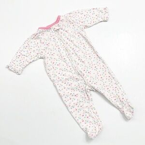 Gerber baby girls butterfly print footie